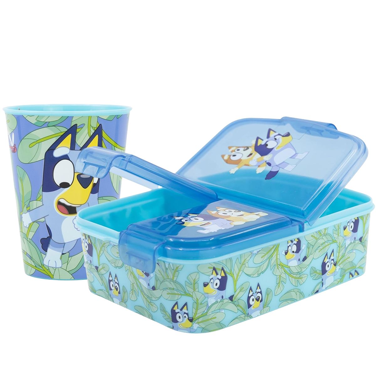 BLUEY - Set Vaso + Porta Sandwich Bluey Libre Bpa