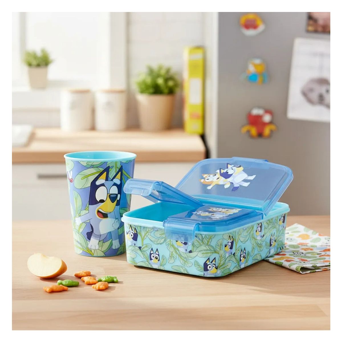 BLUEY - Set Vaso + Porta Sandwich Bluey Libre Bpa