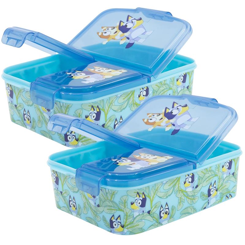 INTEK GAMES - Set 2 Portasandwich Multicompartimento Bluey