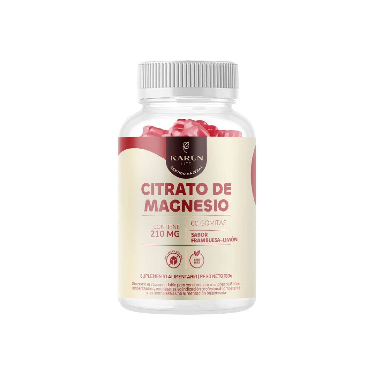 KARUNLIFE - Citrato de Magnesio 60 Gomitas Karun Life