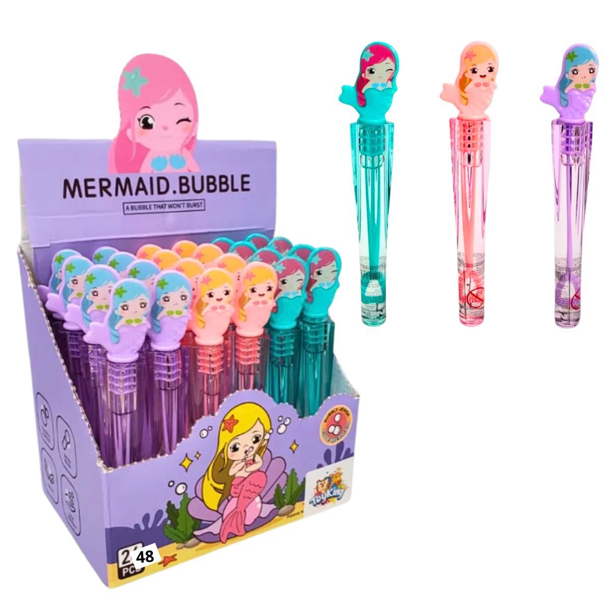 GENERICO - Pack 48 Mini Burbujas Cotillón Cumpleaños Niños