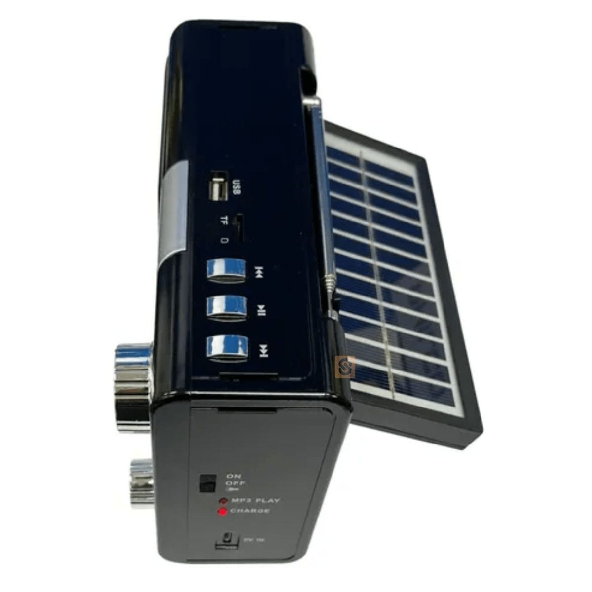 TECNOLAB - Radio Solar Recargable AMFMSW con USB y Linterna - SC