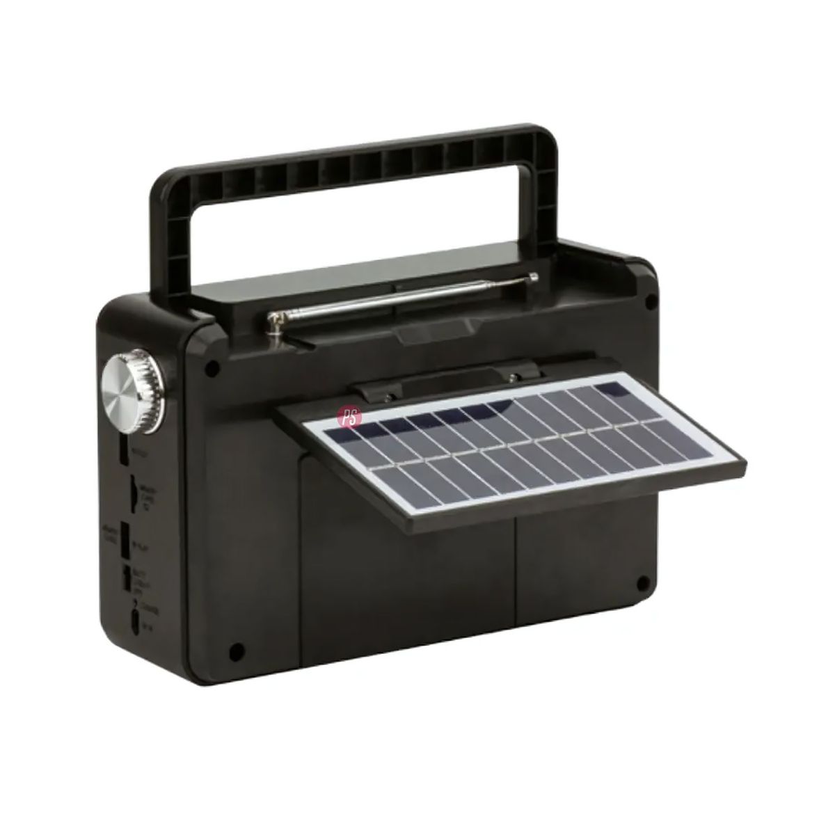 TECNOLAB - Radio AMFMSW Con Panel Solar USB Y Linterna LED - PS