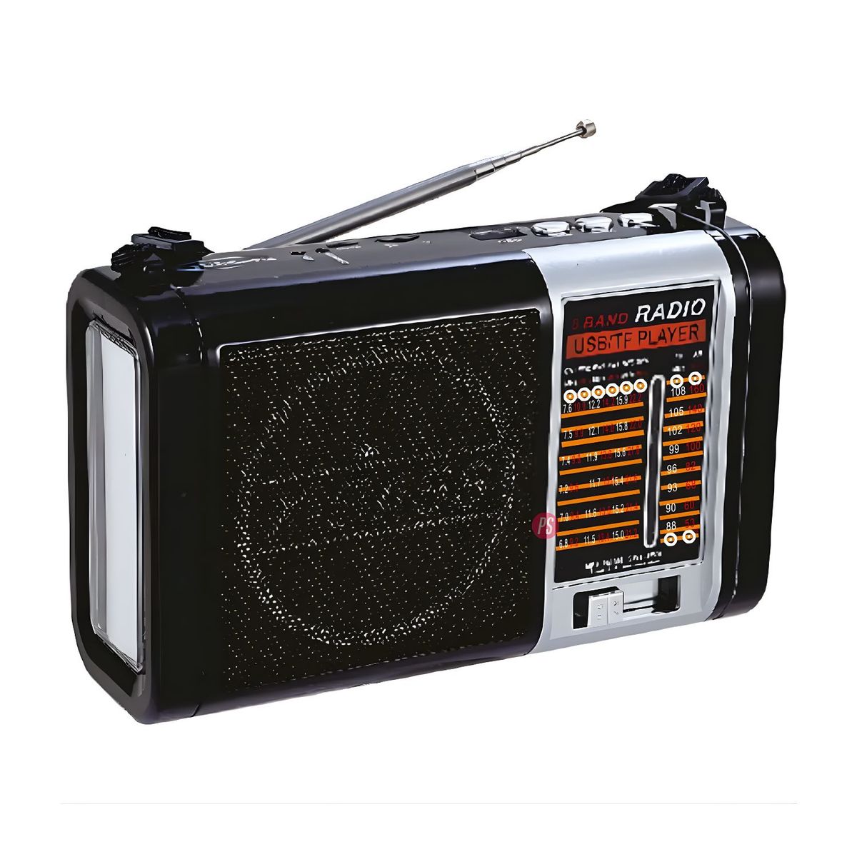 TECNOLAB - Radio Portátil AMFMSWUSBSD Panel Solar recargable - PS