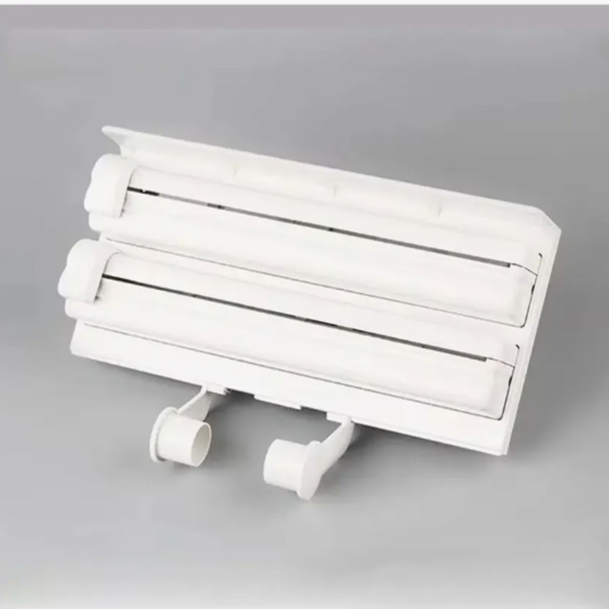 GENERICO - Dispensador Porta Rollo Toalla Nova Triple Cocina Alusa Film