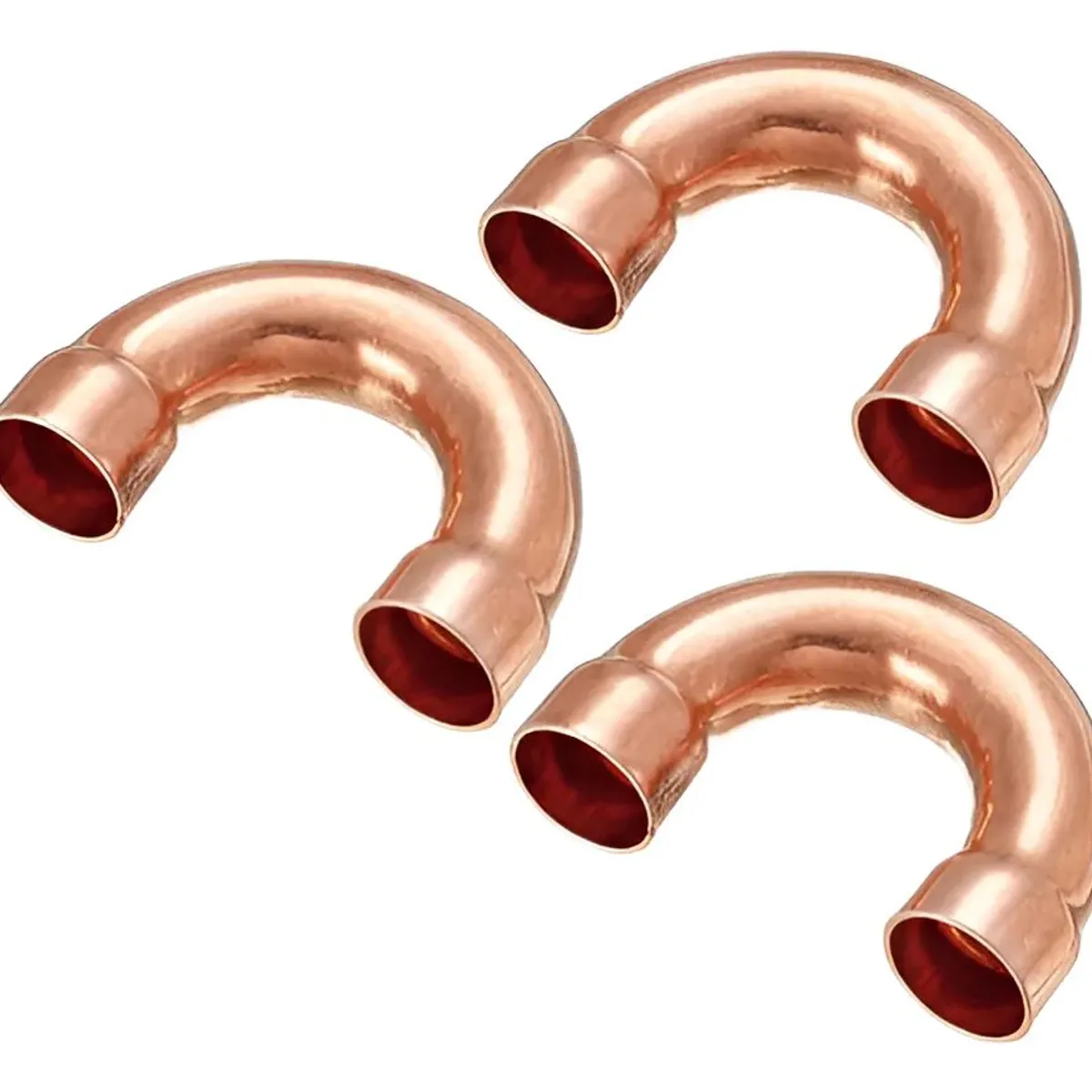 METALFER - U De Cobre De 12 Pulgada 3 Unidades
