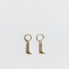 LOUNGE - Aros Argollas Charms Botas Tesoros By Mariaguldman