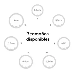 KINEGUN PRO - Anillo Inteligente, App, Resistente al agua, Omni Ring Talla 13