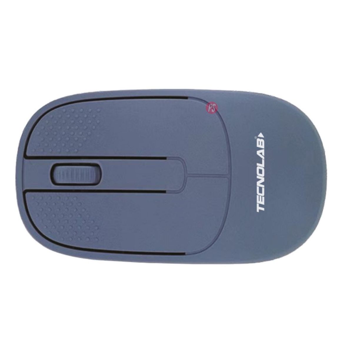 TECNOLAB - Mouse Inalámbrico 1200DPI Preciso y Cómodo Azul - PS