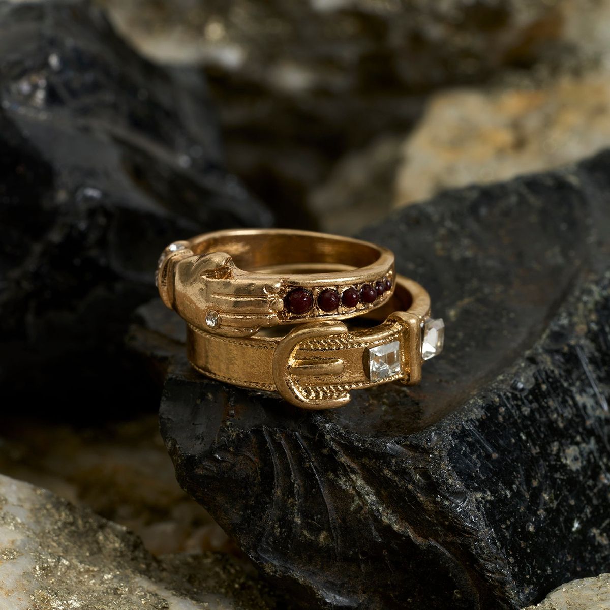 LOUNGE - Set Anillos Tesoros By Mariaguldman