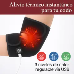 GENERICO - Codera Térmica con 3 Niveles de Calor USB – Alivio y confort inmediato
