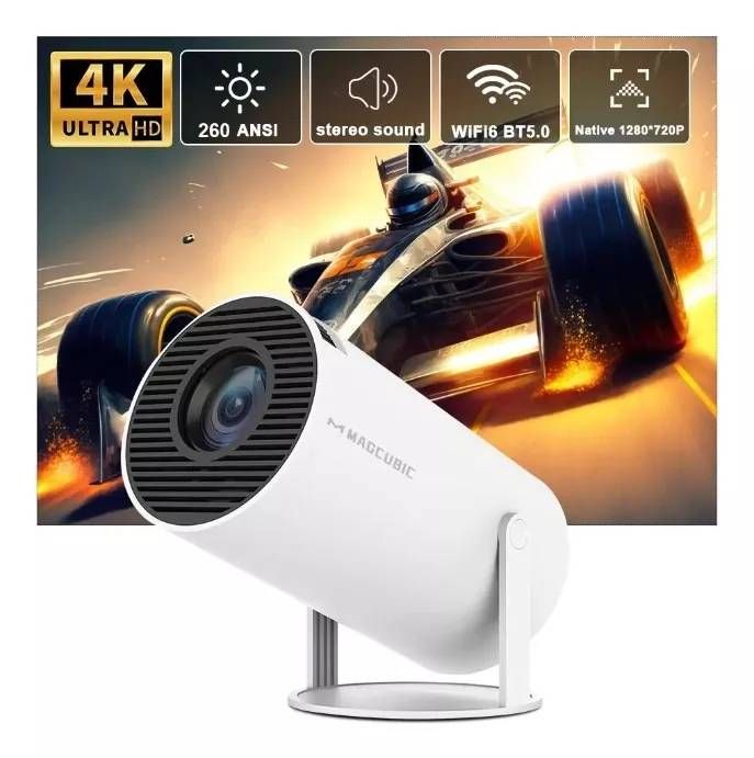 OEM Proyector Portátil Mini Hy300 Ultra Hd 4kBluetooth USB