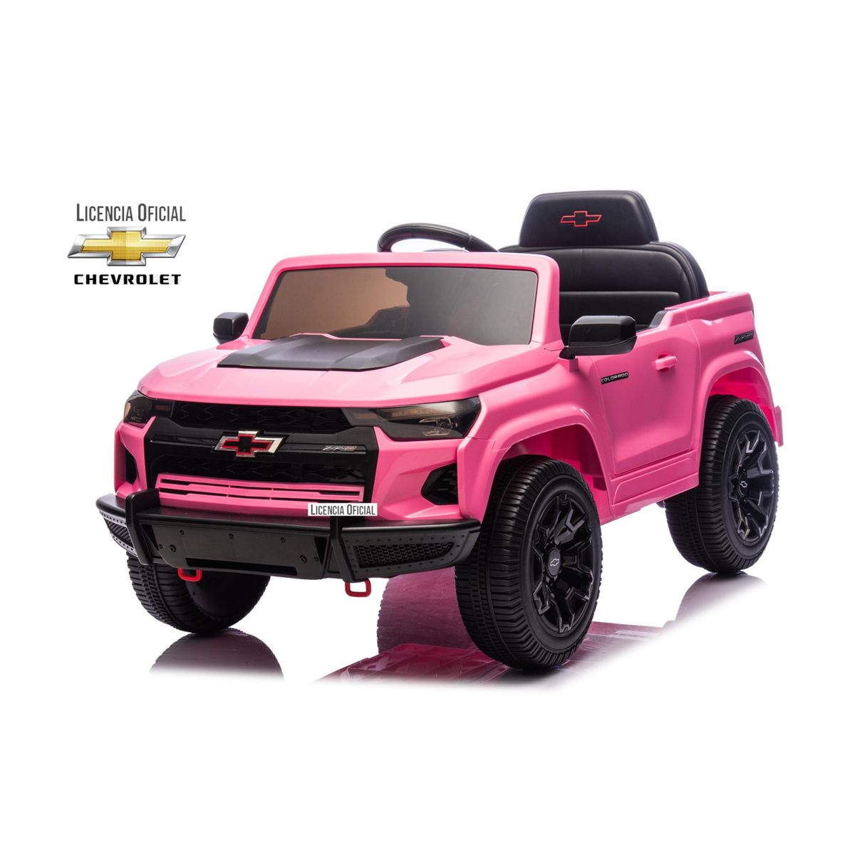 KIDSCOOL - Auto A Bateria Chevrolet Colorado Rosado 12V