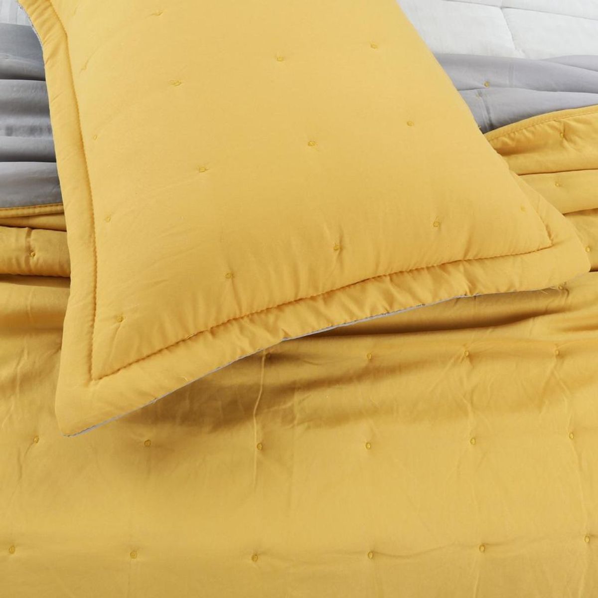 TODOHOGAR SANTIAGO DE CHILE - Cubrecama de algodón bordado 2 plazas