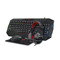 GENIUS - Combo Gamer Killer Teclado K220 + Mousepad RGB GX-PAD 500S + Audífonos HS-G560