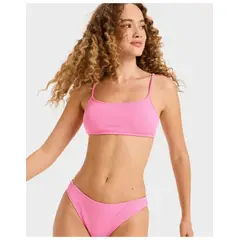 ROXY - Bikini Top Lagos Basic Bralette Rosado