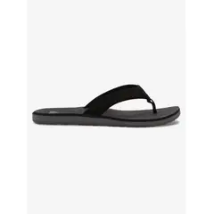 QUIKSILVER - Sandalia Carver Suede Core Negro