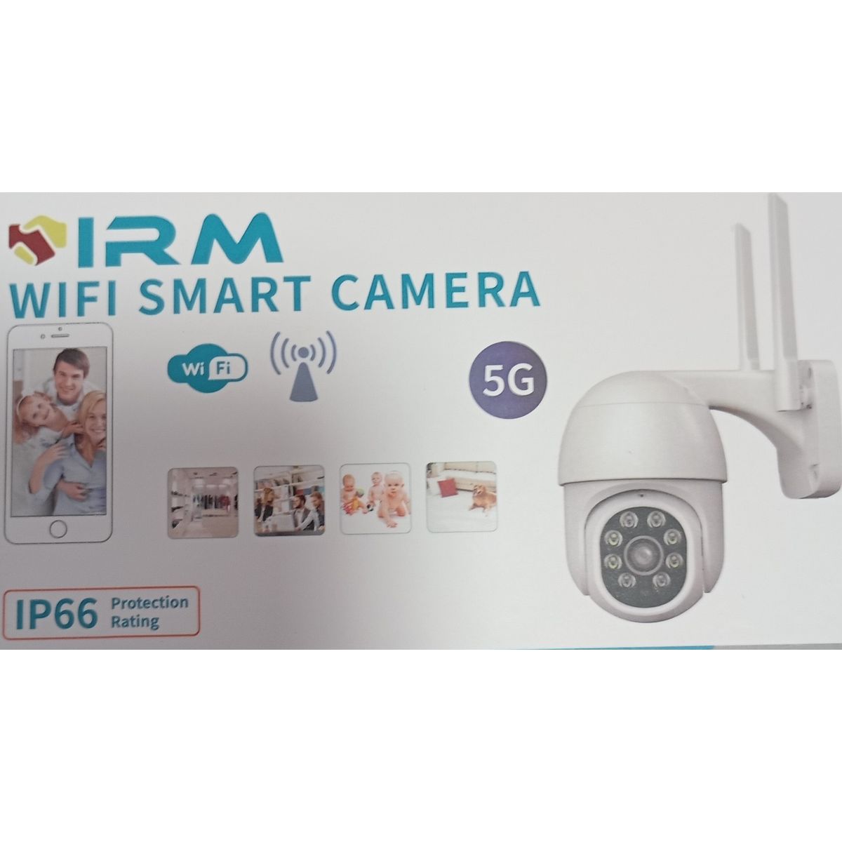 GENERICO - Camara Wifi Smart IRM IP66 interior exterior 2.4 y 5.8 GHZ