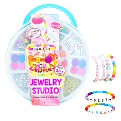 GENERICO - Kit Maleta Para Hacer Pulseras Y Collares Manualidades Niñas