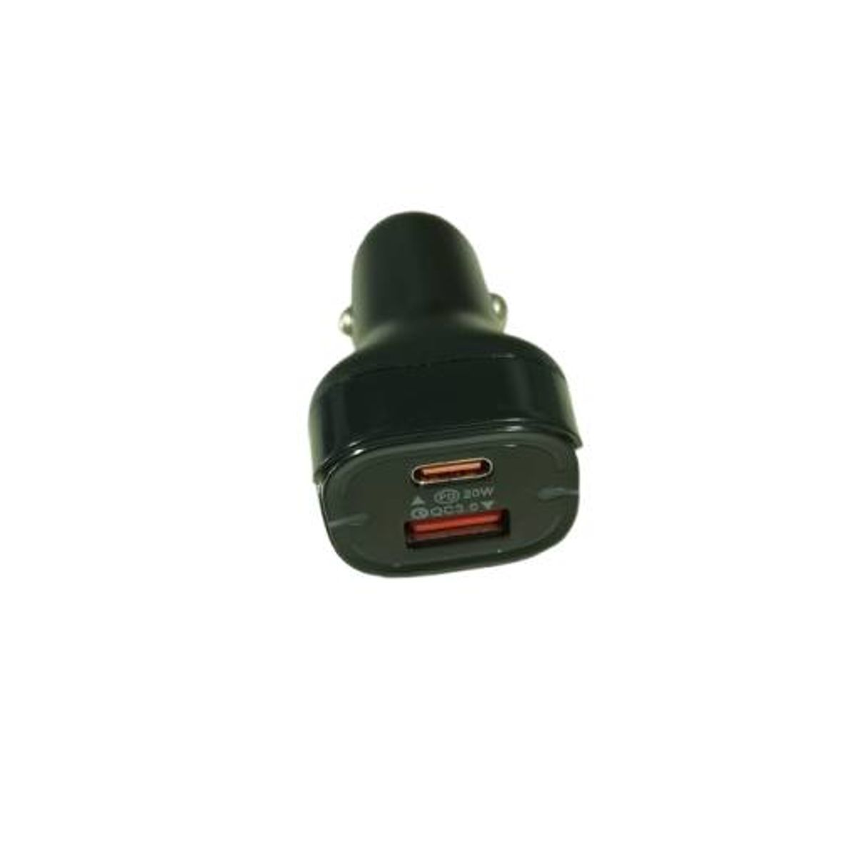 GENERICO - Cargador rapida autos USB y Tipo C 38w solo negro