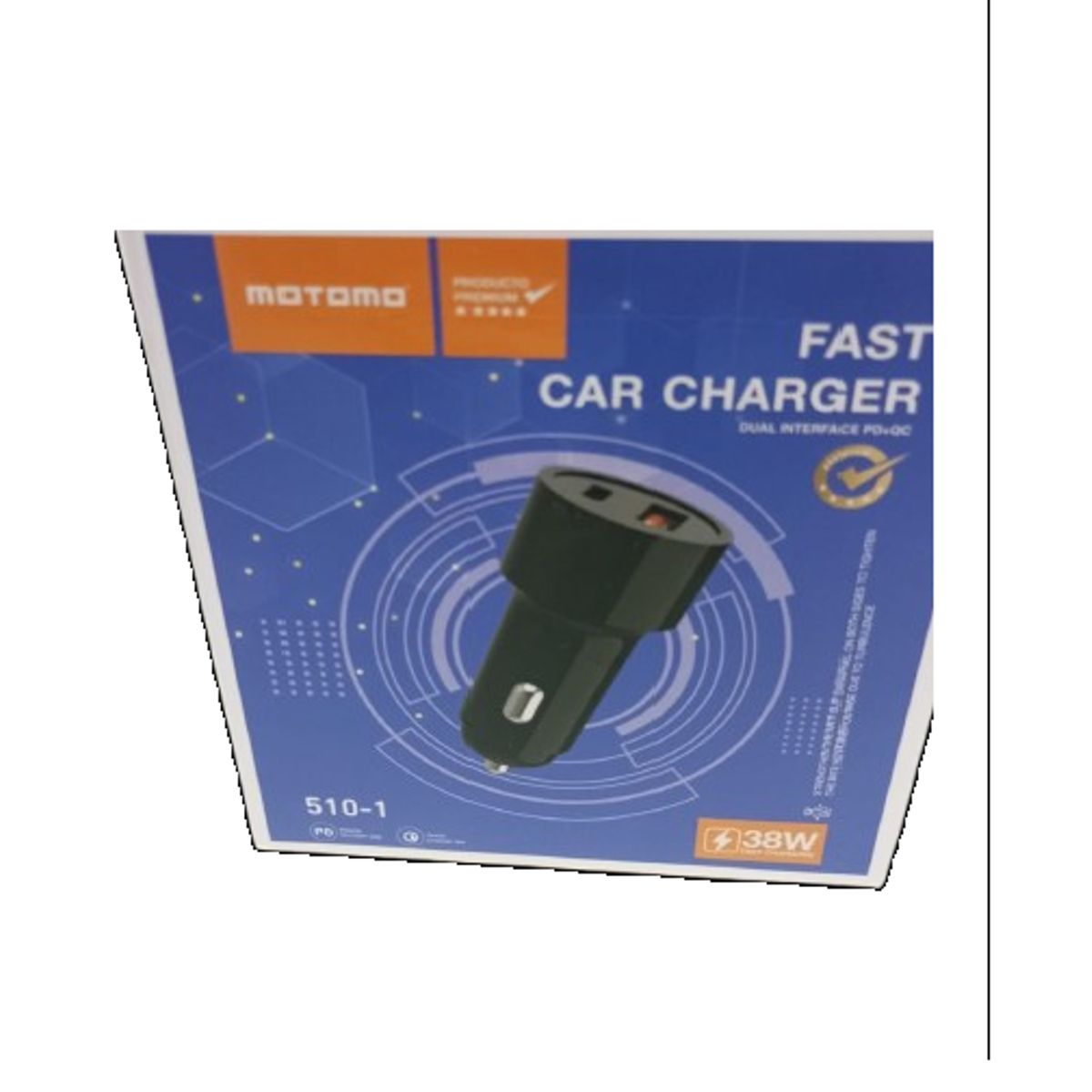 GENERICO - Cargador Auto Motomo 38w