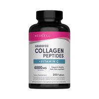 Colágeno Péptidos + Vitamina C Grass Fed 250 tabs - NeoCell
