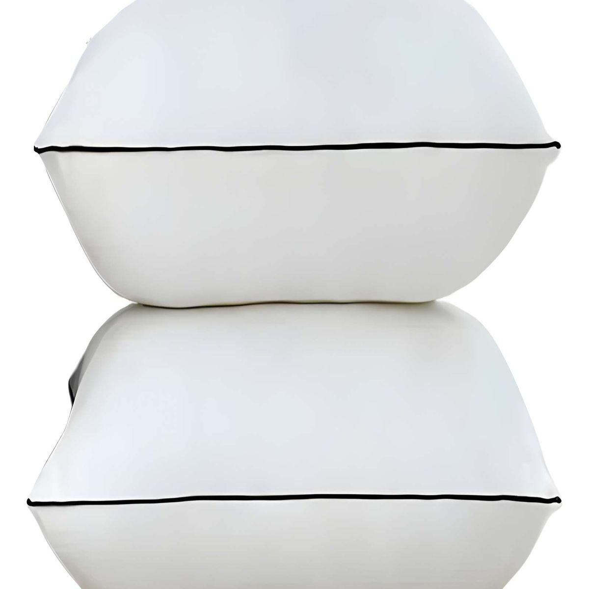 GENERICO - JUEGO DE 2 ALMOHADAS 50X70 CM BLANCO
