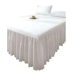 GENERICO - FALDÓN PROTECTOR PARA BASE DE CAMA 2 PLAZAS 150X200 CM