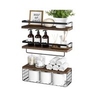 Repisas Flotantes Madera Estantes Organizador Multifuncional