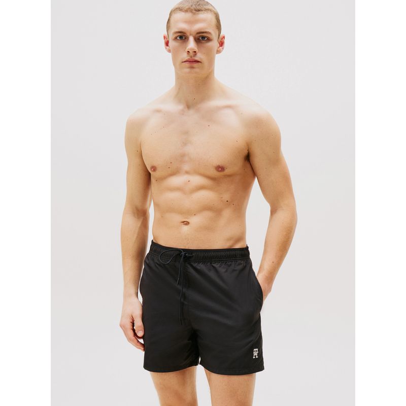 TOMMY HILFIGER - Traje De Baño Monogram Negro Tommy Hilfiger