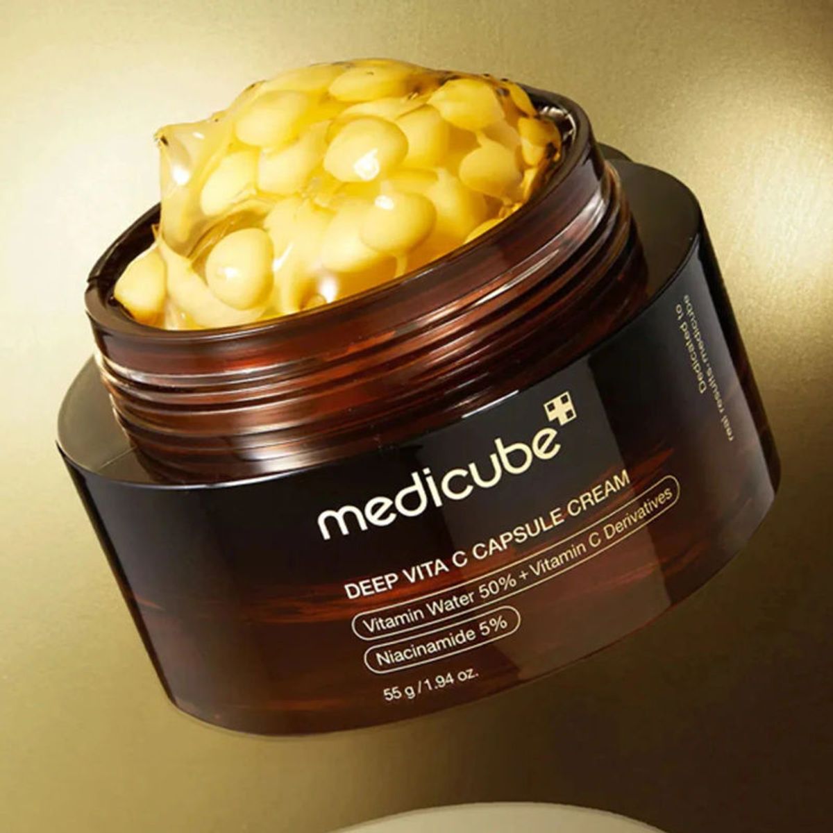 MEDICUBE - Crema Iluminadora Vitamina C Cápsulas Cosmético Coreano 55 g