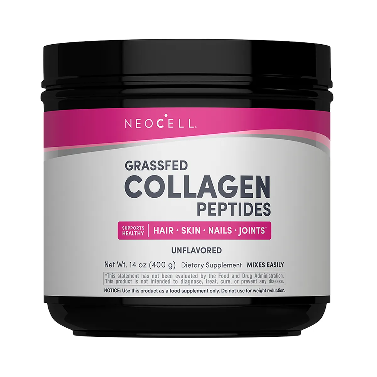 GENERICO - Colágeno Péptidos Grass Fed Polvo sin sabor 400 gr - NeoCell