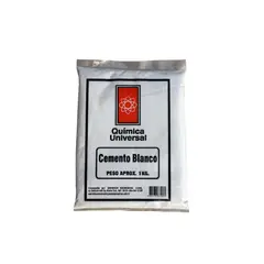 QUIMICA UNIVERSAL - Cemento Blanco Bolsa 1Kg