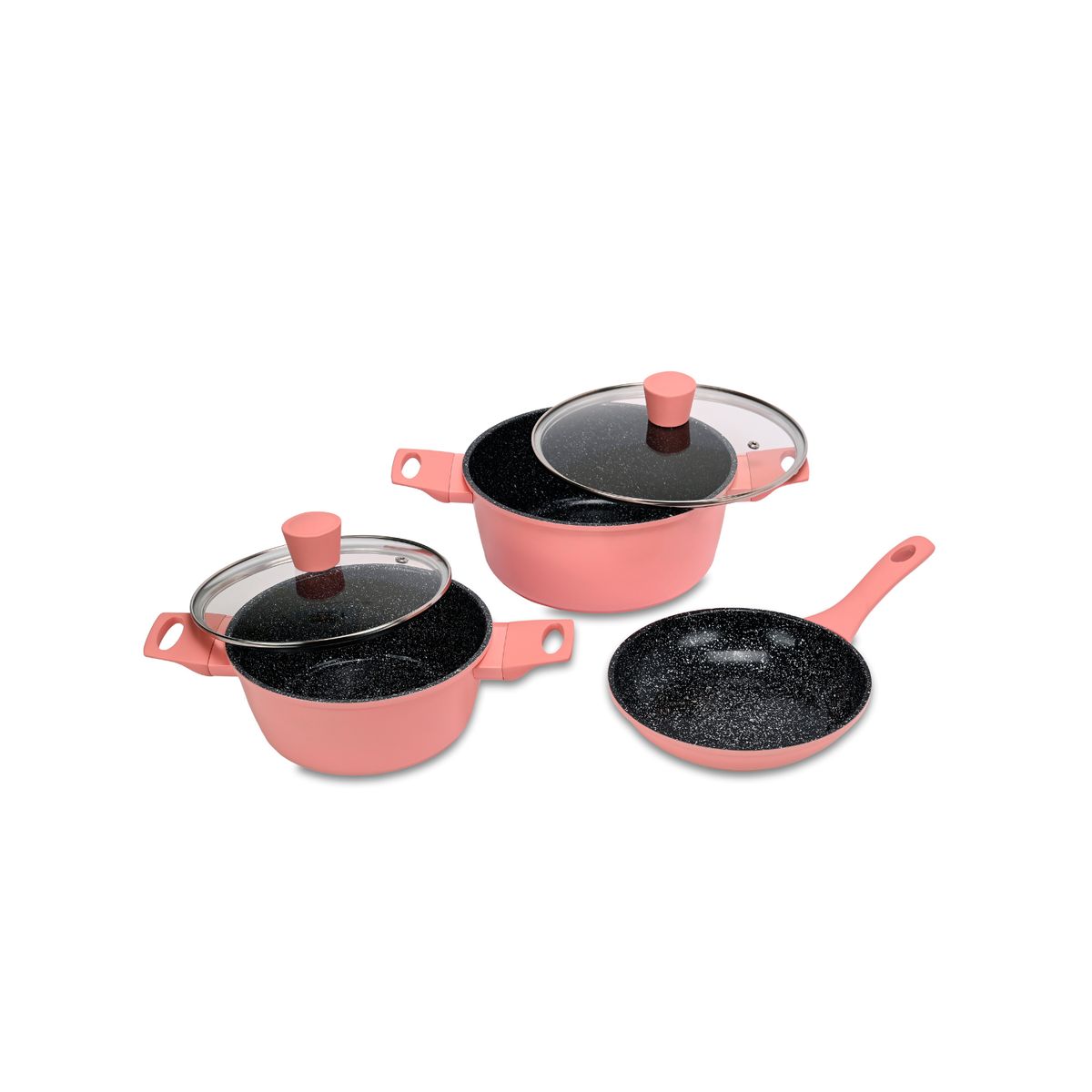 KITCHENWARE - BATERIA 5 PIEZAS ALUMINIO FORJADO BRISTOL FRESH