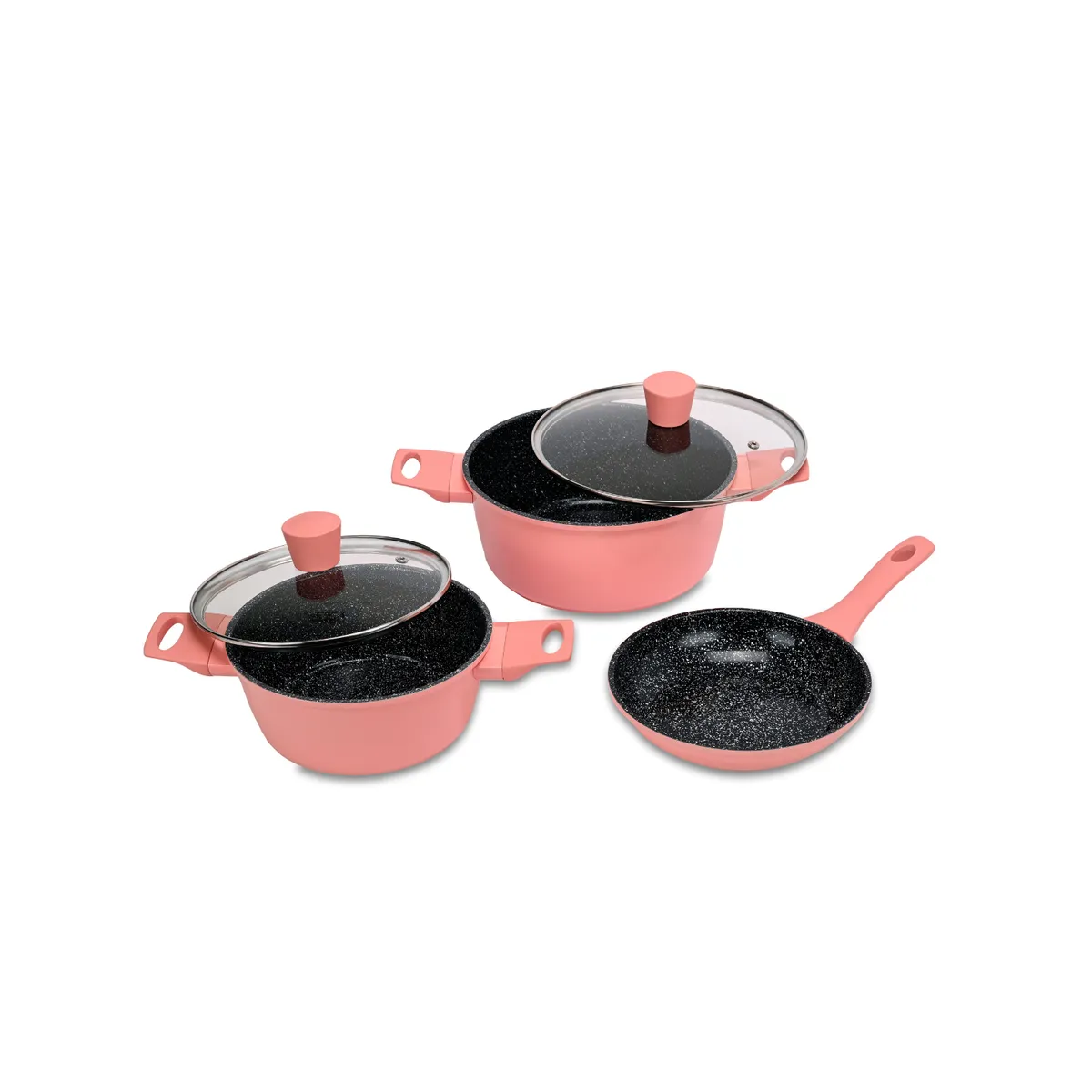 KITCHENWARE - BATERIA 5 PIEZAS ALUMINIO FORJADO BRISTOL FRESH