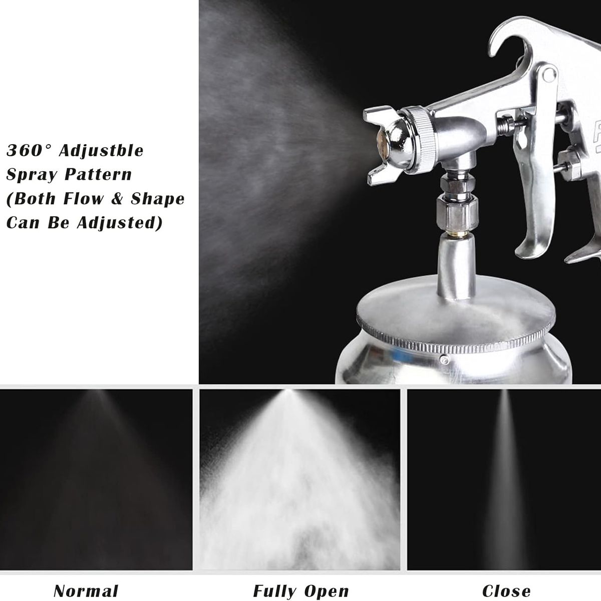 GENERICO - Pistola Para Pintar Por Gravedad Alta Presión f75