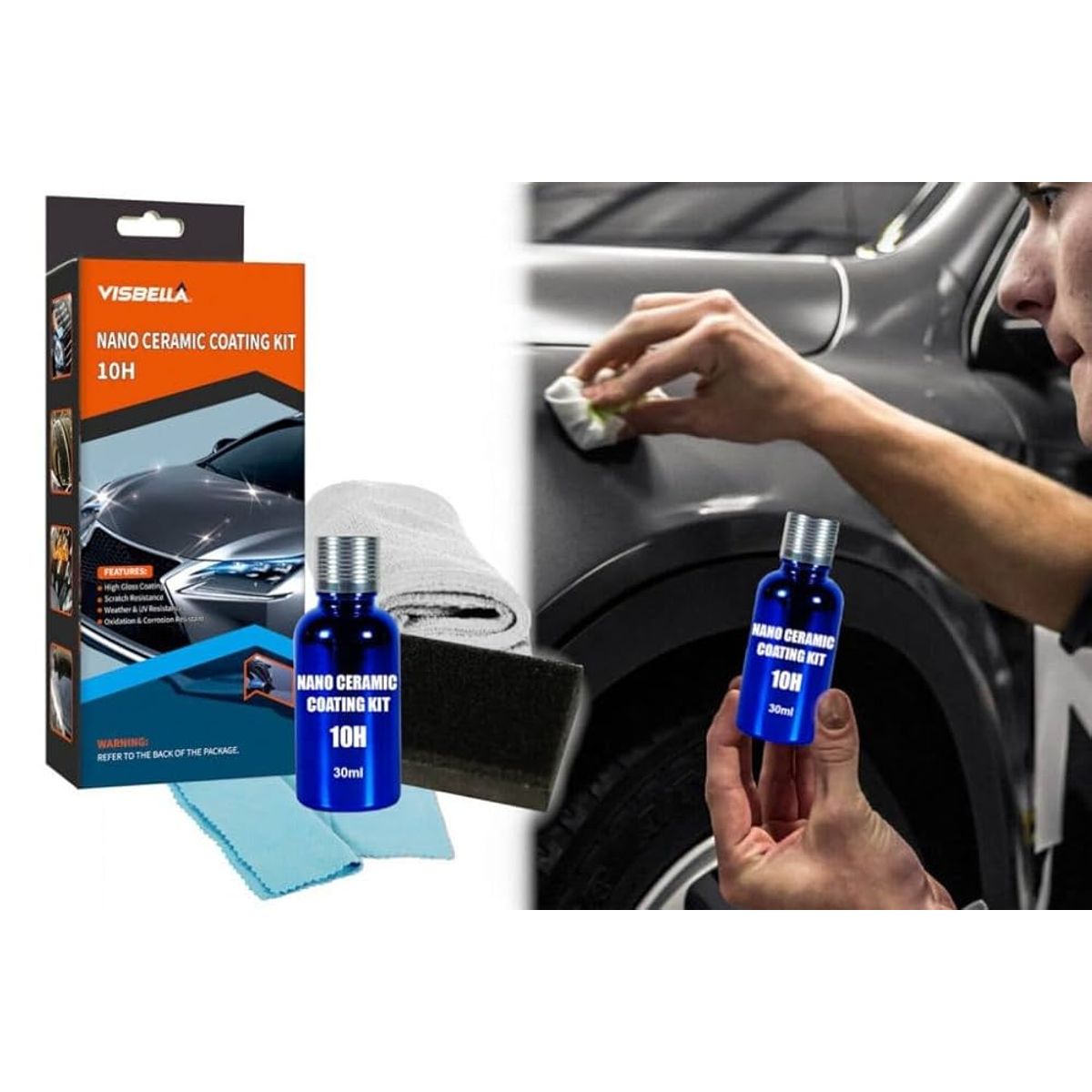 GENERICO - Kit Sellado Recubrimiento Nano Ceramico Visbella