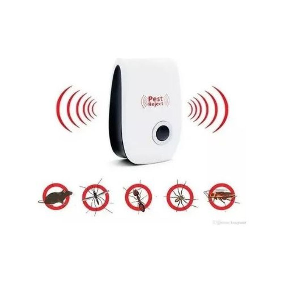GENERICO - Repelente Ultrasónico Ratas Hormiga Cucarachas Mosquitos