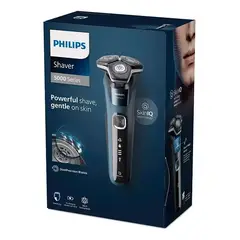 PHILIPS - Afeitadora S588081 Recargable Barba Y Patilla Azul Marino
