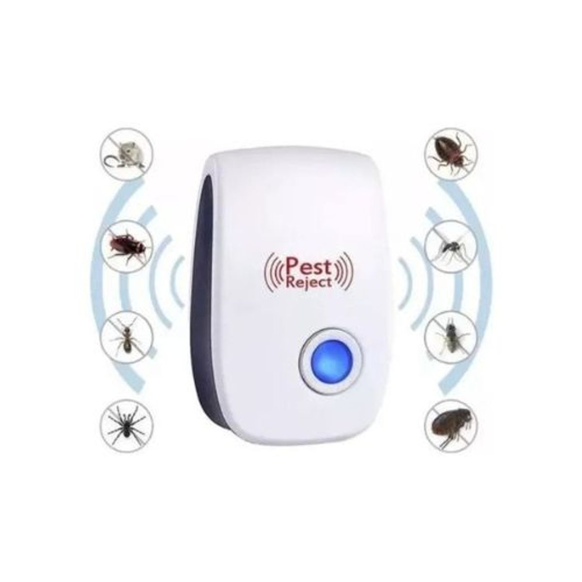 GENERICO - Repelente Ultrasónico Ratas Hormiga Cucarachas Mosquitos