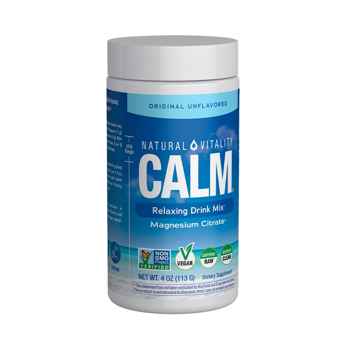 CALM - Magnesio en Polvo Sin Sabor - 113 grs CALM