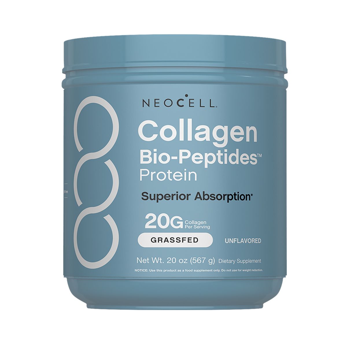 NEOCELL - Colágeno BioPéptidos Proteina Grass Fed Polvo 567 gr NeoCell