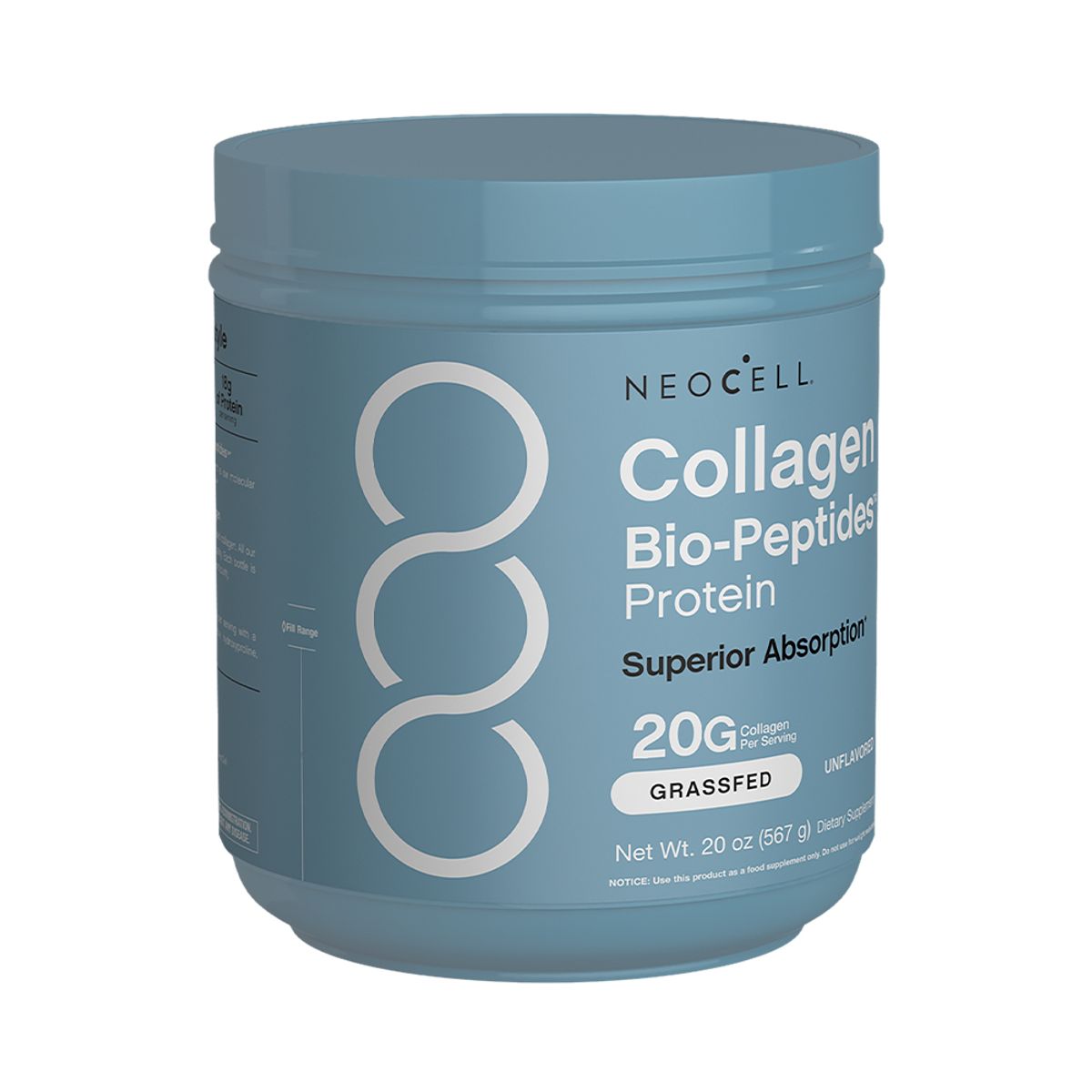 NEOCELL - Colágeno BioPéptidos Proteina Grass Fed Polvo 567 gr NeoCell