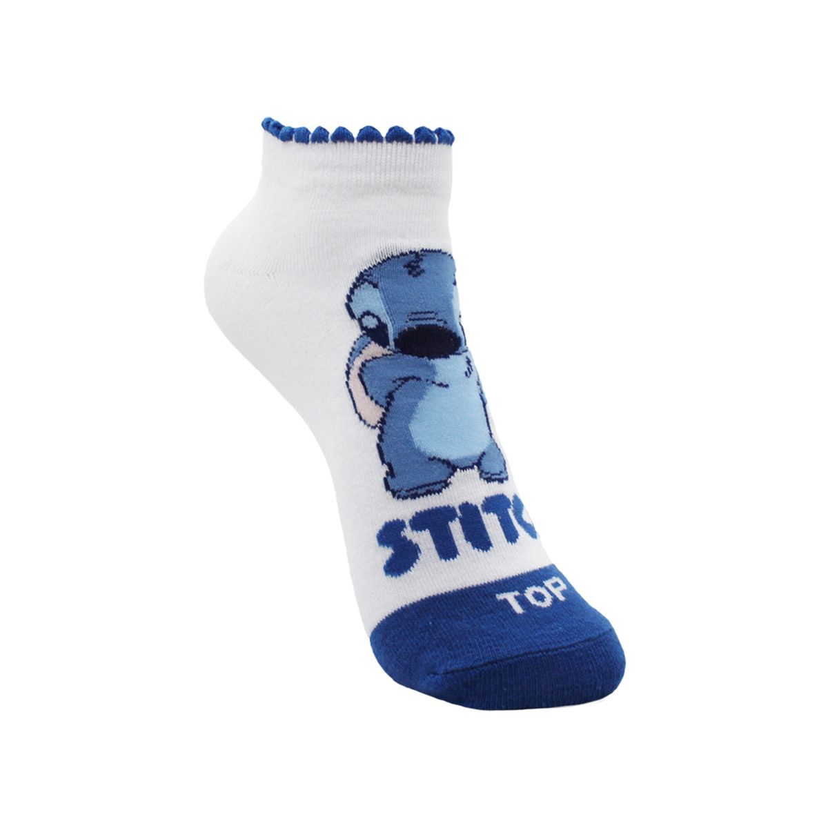 TOP - Calcetines Tobilleros Mujer Algodón Pack 2 Stitch C2 Top