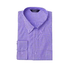 CORRALERO SASTRERIA - Camisa cuadrillé casual Hombre- Lila