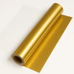 CREA PRINT - Vinilo Adhesivo Dorado Grafica X Rollo De 10 Mtrs X 61 Cm de ancho