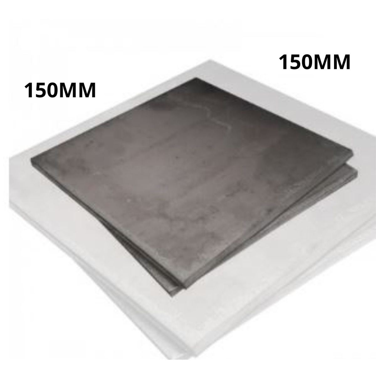 GENERICO - PACK 10 UNIDADES PLACA METALICA 150x150 x 5mm CALIDAD A36
