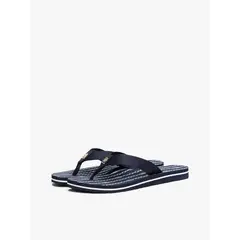 TOMMY HILFIGER - Sandalias de tiras trenzadas con monograma TH