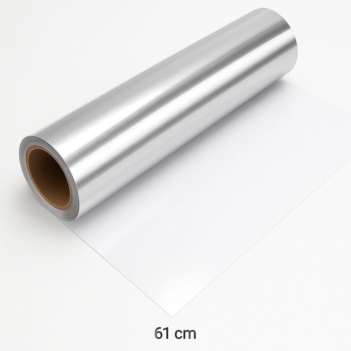 CREA PRINT - Vinilo Adhesivo Plateado  Grafica X Rollo De 10 Mtrs X 61 Cm de ancho