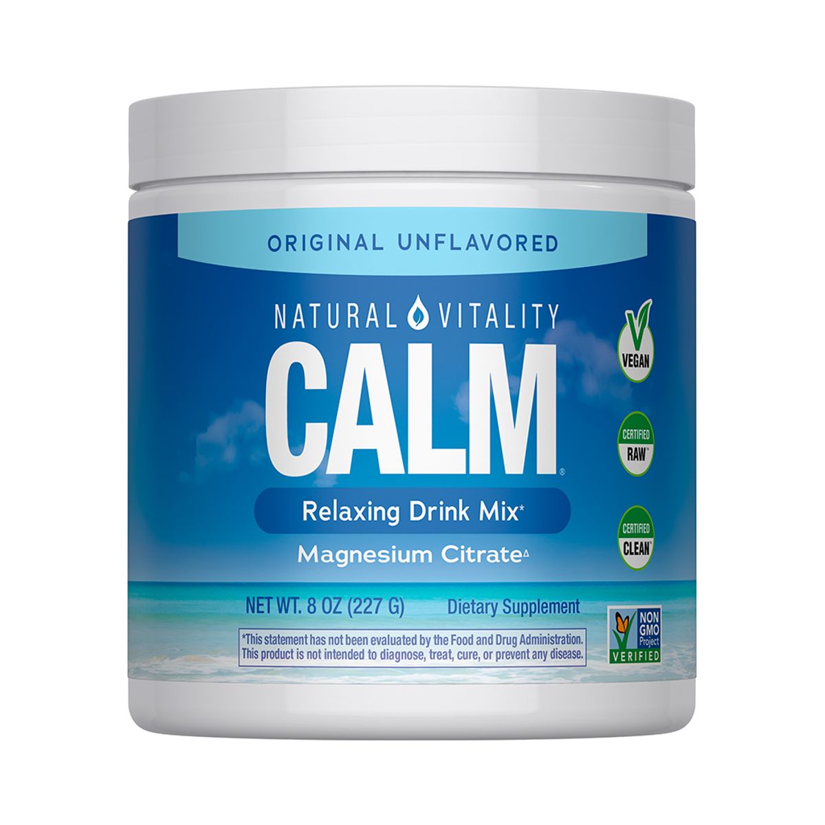 CALM - Magnesio en Polvo Sin Sabor - 227 grs CALM